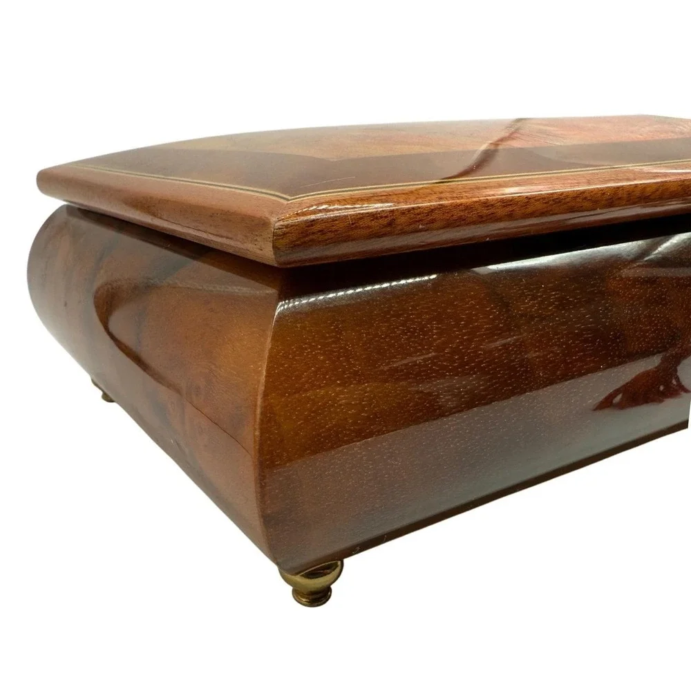 Reuge Swiss Musical Jewelry Box – Edna Hibel Art, La Bohème, With Key, Excellent